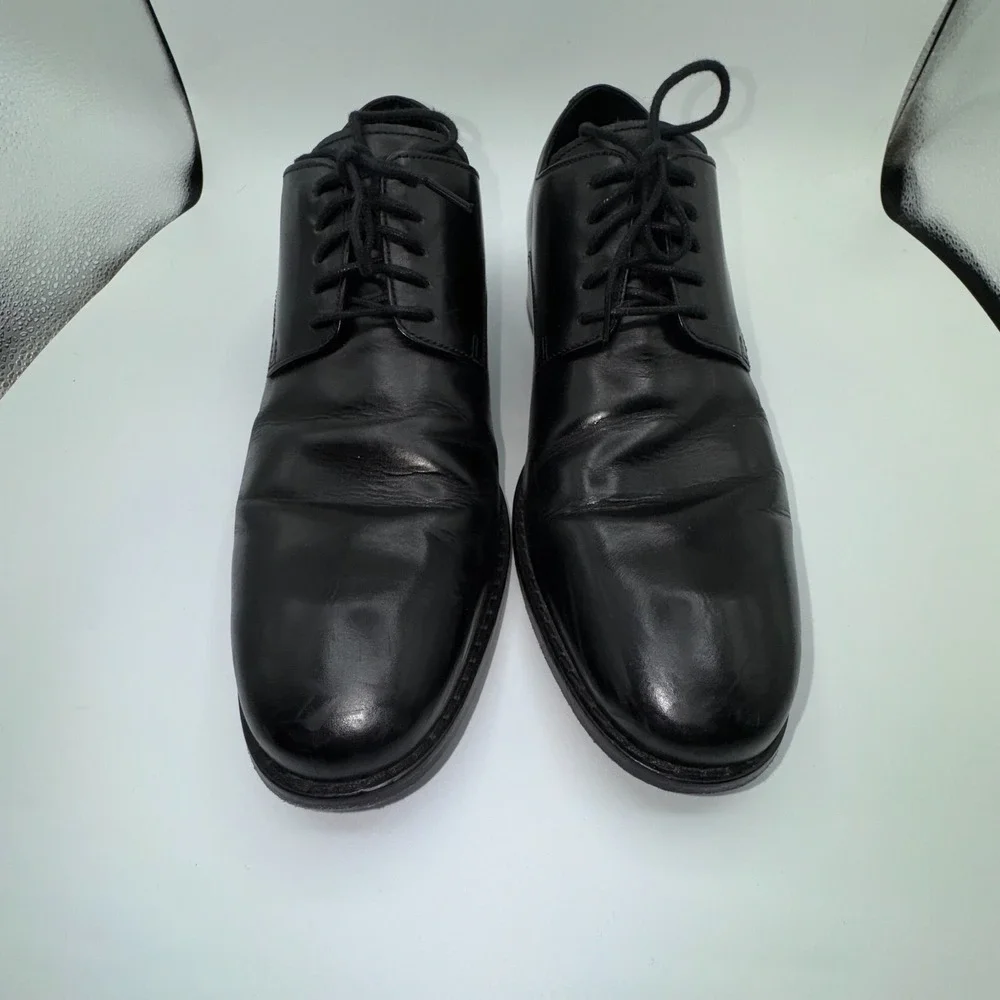 Cole Haan Air Colton Plain Oxford Men 10.5 M Black‎ Leather Dress Shoe C08894